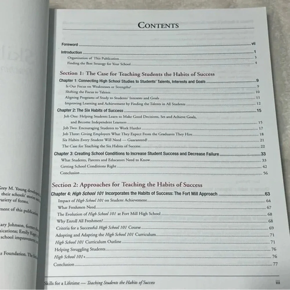 Skills for a Lifetime Teaching Students the Habits for Success Gene Bottoms